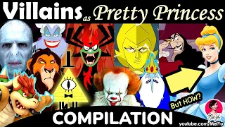 Draw Villains as Pretty Princess Compilation | Preorder Lost & Found Art Print Thank You GIFT Mei Yu