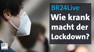 BR24Live: Kinder & Jugendliche: Wie krank macht der Corona-Lockdown? | Münchner Runde | BR24