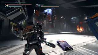 The Surge- black cerberus boss fight getting boss armor and best heavy duty weapon.