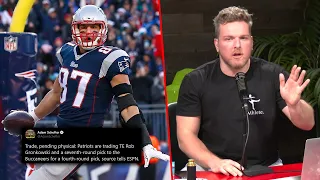 Pat McAfee Reacts To Gronk Going To The Buccaneers With Tom Brady