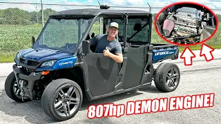 The World's First Utility SxS With an 800hp Supercharged Hellcat Engine... IT'S INSANE!!!