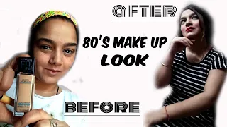 80's Makeup look II Recreated II Hollywood II Bollywood