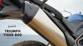 New Triumph Tiger 800 XRT 2018 Sound - from more angles