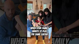 1 Family on 1 Guitar - The Final Countdown #shorts