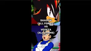 Shadow vs Vegeta (all forms)