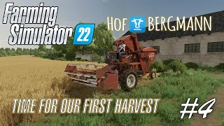 The First Harvest And Making Big Bags | A Farmers Life | FS22 Hof Bergmann Ep4