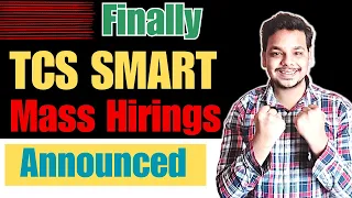 Finally TCS Smart Hiring Announced | OFF Campus Drive For 2024 , 2023 Batch | TCS Recruitment 2024
