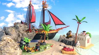 Playmobil Pirates - The Movie - Angriff der Piraten - die Abenteuerschatzinsel