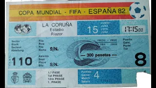 Mundial de Fútbol 1982 - Peru Camerun - Estadio de Riazor (A Coruña)