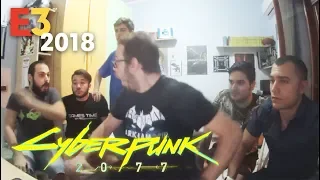 Cyberpunk 2077 LIVE Reaction - E3 2018 MICROSOFT