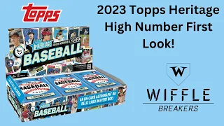 2023 Topps Heritage High Number Hobby Box First Look - Very Typical Box