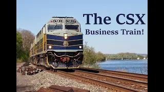 Highball to Chicago! CSX's Business Train Flies Along the Mohawk River