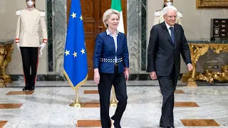 Mattarella incontra S.E. la Signora Ursula von der Leyen, Presidente della Commissione Europea