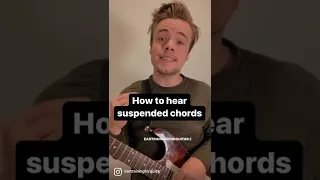How to identify suspended chords