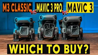 DJI Mavic 3 Pro vs Mavic 3 vs Mavic 3 Classic | FULL COMPARISON