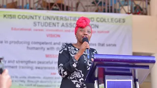 Charlene Ruto's off-the-cuff Remarks at Kisii University