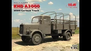 KHD A3000, Германский армейский грузовой автомобиль арт.35454 1:35