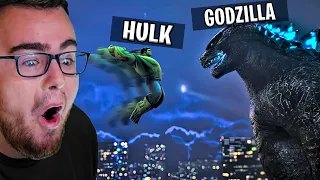 GODZILLA vs HULK the SUPER FIGHT!! | Reaction