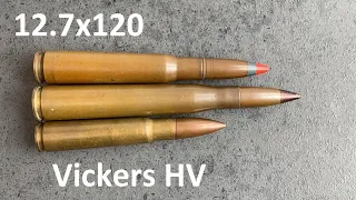 12.7x120 Vickers HV  и 12.7x81 Vickers - самые мощные патроны к пулемету Максима (Виккерс)