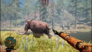 Far Cry Primal - Funny moments, flying mammoth