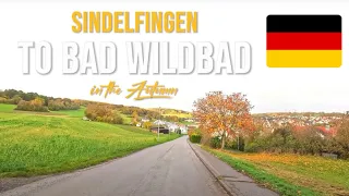 Driving in Germany 🇩🇪 from Sindelfingen to Bad Wildbad in November 2023.