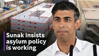 Rishi Sunak says two new barges will be used to house asylum seekers