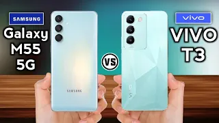 Galaxy M55 5G Vs Vivo T3 5G   #Trakontech.