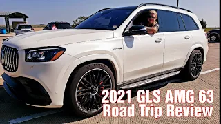 2021 Mercedes AMG GLS 63 - Road Trip Review. 4,000 miles in a GLS... Lets Go.