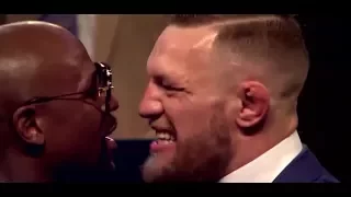 Conor Mcgregor vs Floyd Mayweather Trash Talks at World Tour Face to Face Compilation
