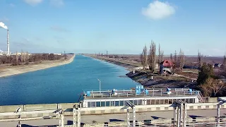 Межгорное водохранилище 2022 ОЖИВЁТ, Северо Крымский канал раньше ОБЕСПЕЧИВАЛ водой. Вода в Крыму