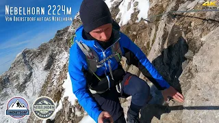 Nebelhorn | 2224m | Besteigung | Aufstieg von Oberstdorf | 4K Video | Allgäu | 2021 | Berg | Alpen |