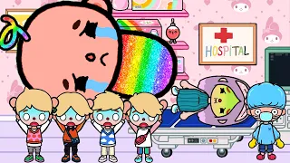 I Have 7 Giant Brothers And They All Love Me | Toca Life Story | Toca Boca