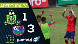 Guastatoya 1-3 Municipal jornada 18 Torneo Apertura LNFG