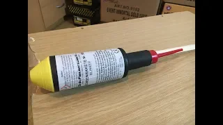 Zink 915 Bombenrakete : Blinker Effect : Zink Feuerwerk : Vuurpijl : 180 gram