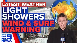 Chilly winds to hit Sydney as hazardous surf claims Queenslander's life | 9 News Australia