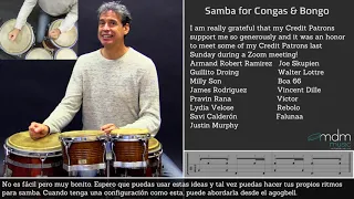 Samba on congas and bongo Tutorial