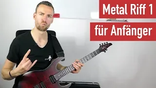 E-Gitarren Riffs für Anfänger - Metal Riff 1 - E-Gitarre lernen | Guitar Master Plan