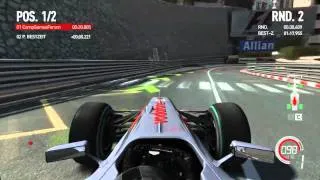 F1 2010 | Formula 1 | Gameplay Monaco GP - Monte Carlo | HD