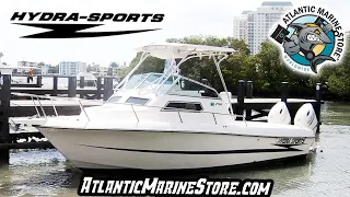 Hydra-Sports 2750 Walk Around - Repowered with Twin 200HP Suzuki's