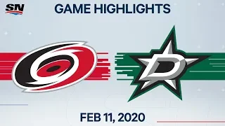 NHL Highlights | Hurricanes vs. Stars – Feb. 11, 2020