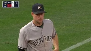 NYY@LAA: Headley lays out for magnificent diving stop