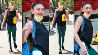 Shefali Jariwala spotted at Gym in Versova Andheri 📸