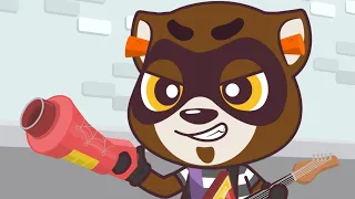 Beat the Raccoon | Talking Tom Heroes | Cartoons for Kids | WildBrain Kids