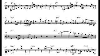 Split Kick - Clifford Brown trumpet transcription