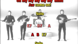 Back in the USSR Beatles best karaoke instrumental lyrics chords cover