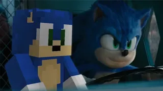 Sonic The Hedgehog 2 Trailer - Recreation Comparison