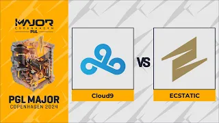 Cloud9 проти ECSTATIC | Мапа 1 Overpass | PGL CS2 MAJOR COPENHAGEN 2024 - Elimination Stage