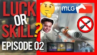 S1mples NO SCOPE! CS:GO - LUCK OR SKILL? EPISODE 2 (VAC SHOTS, LUCKY CASE OPENINGS)