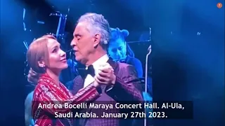 Andrea Bocelli Maraya Concert Hall. Al-Ula, Saudi Arabia. January 27th 2023. (Amazing Night)