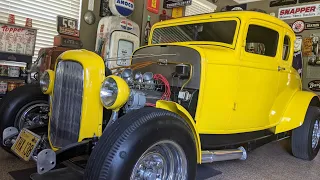 John Milner Coupe Startup and Idle. Nick's 1932 Ford American Graffiti Coupe Clone.
